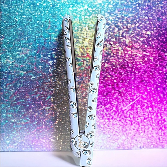 PYT Hair Professional Ceramic Flat Iron Styling Tool Blue Eye RV $300 NIB - Picture 2 of 12